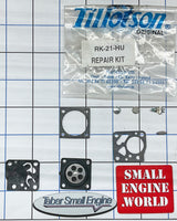 102-01-2153 Tillotson Carburetor Repair Kit - RK-21HU