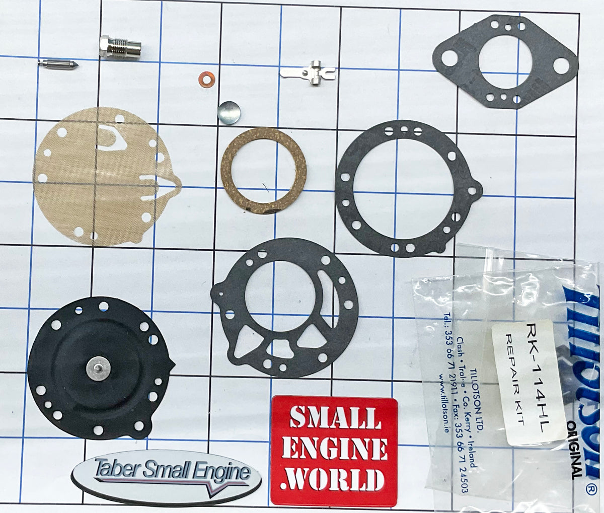 102-01-2162 Tillotson Carburetor Repair Kit - RK-114HL – Small Engine World
