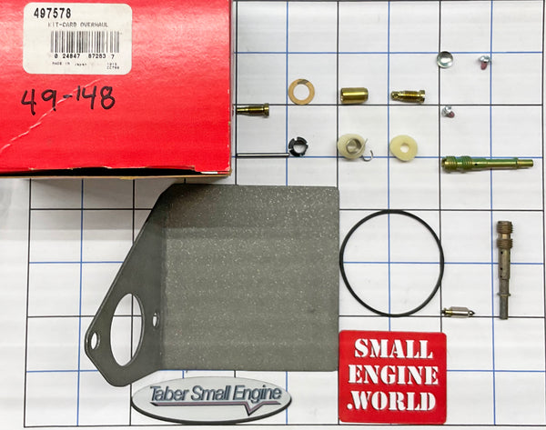 102-01-2171 Briggs & Stratton Carburetor Overhaul Kit - 49-148