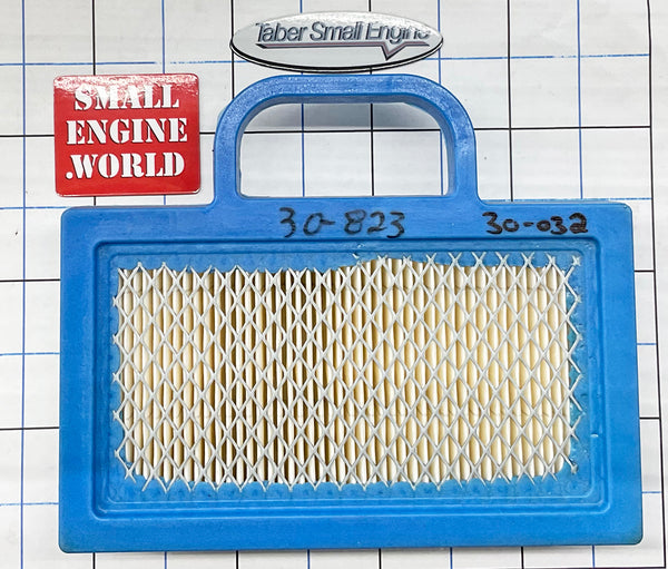 103-02-0237 - Paper Air Filter - Length 7-1/4" x Width 4-5/16" x Height 1-1/2" - Oregon 30-032