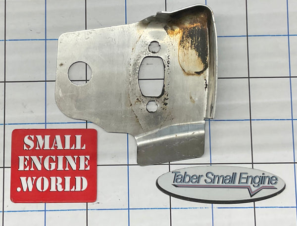 Muffler Backplate - Poulan 2050 Chainsaw 01092D200232-5 - 530049870- *Used - Fair or Better*