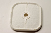 103-02-0050 Double Layer Element Air Filter Length 3 1/8” Width 3 1/8” Height 3/8” Hole diameter 3/8”