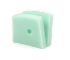 103-02-0035 - Foam Air Filter - Length upper 2” x Length bottom 2 1/2” x Width 2” x ID Hole 5/16” - Husqvarna 537 186 301