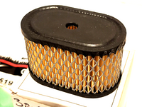 103-02-0133 - Paper Air Filter - Length 10.16cm (4") x Width 6.35cm (2 1/2") x Height 5.71cm (2 1/4") - Oregon 30-047