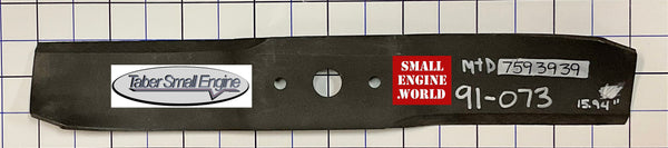 104-01-0018 Lawn Mower Blade - 40.6cm (16"), 91-073