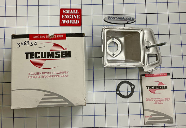 Air Cleaner Body Plate with Gasket - Tecumseh OEM - 36633A