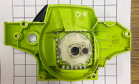 Fan Housing with Starter Assembly (Damaged Center, See Picture) - Poulan P3314 Chainsaw - 579372001 - *Used - Fair or Better*